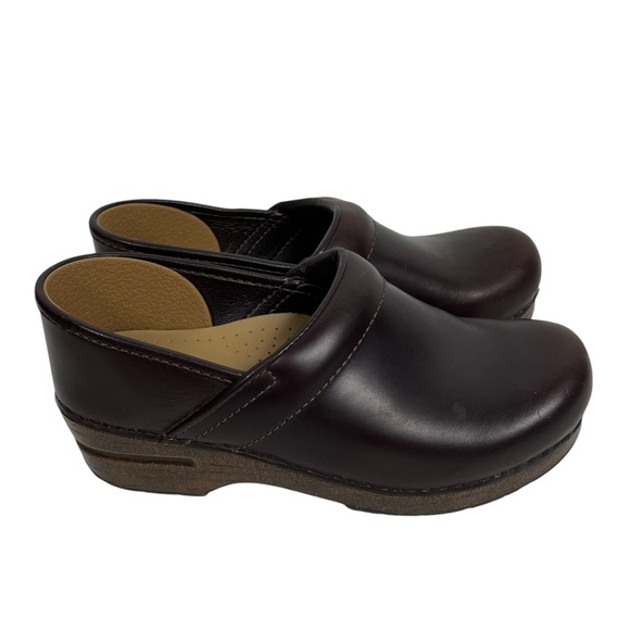 Dansko Shoes - DANSKO Professional Clog Cordovan Cabrio Leather Slip on Shoes 38/ 7.5-8
